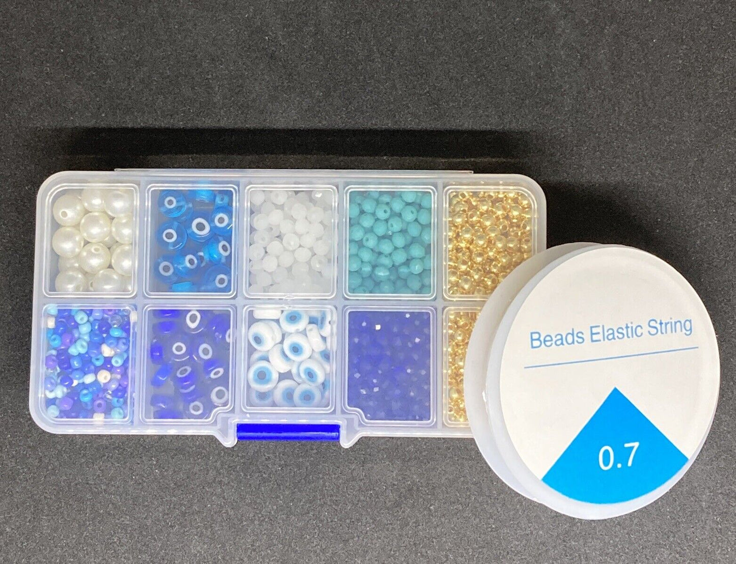 Evil Eye DIY Glass Beads Jewelry Making Box Set