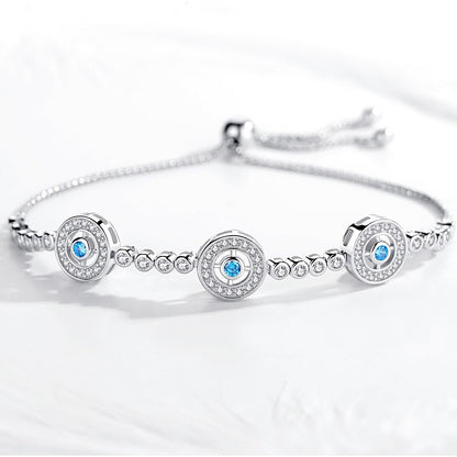 Evil Eye 925 Sterling Silver 3 Piece Jewellery Set