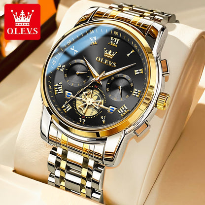 High Quality OLEVS Mens Classic Wrist Watch - Quartz, Waterproof - Multiple Colo