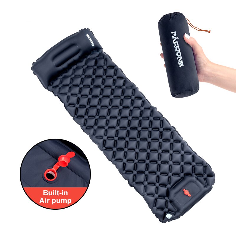 Portable Self Inflating Mattress Sleeping Mat Air Bed Pad Camping, Hiking With P